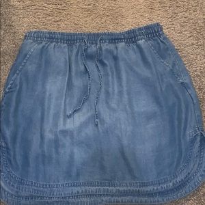 Merona soft jean skirt